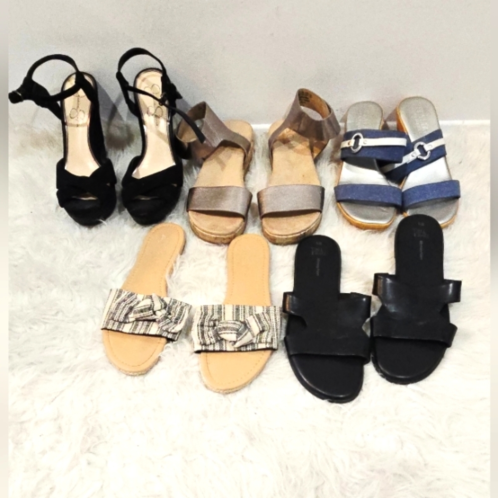 ๐ฅ8 1/2 Bundle of 5 Pairs Women's Shoes - Picture 1 of 16